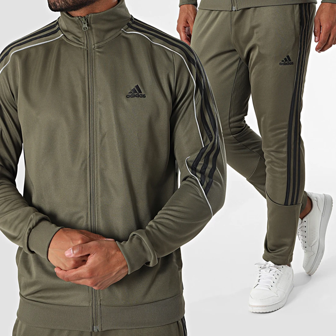 ADIDAS M 3S DK TS CHANDAL KAKI/NEGRO PARA HOMBRE