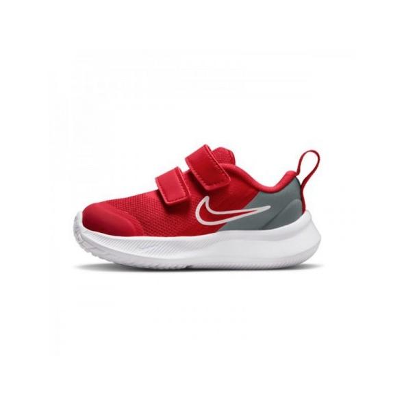NIKE STAR RUNNER 3 TDV ROJO/GRIS 607