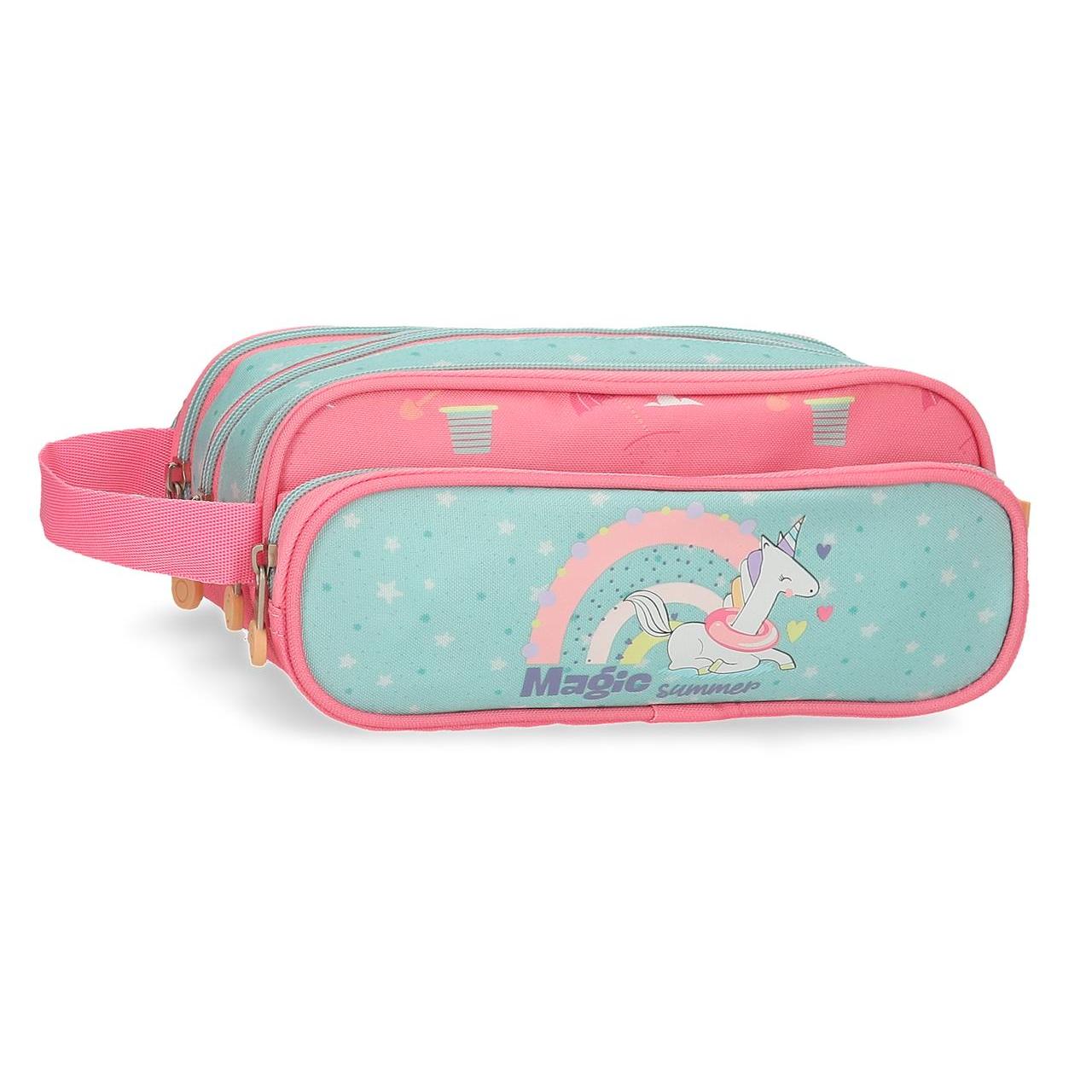 Enso Estuche Escolar Poliéster Magic Summer Multicolor