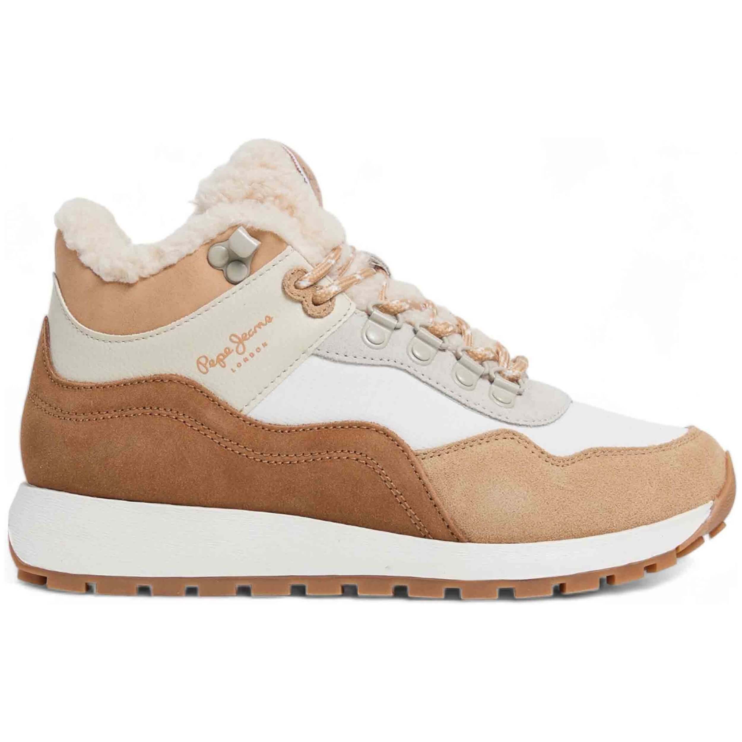 Zapatillas Pepe Jeans Dean Curve para mujer en color blanco