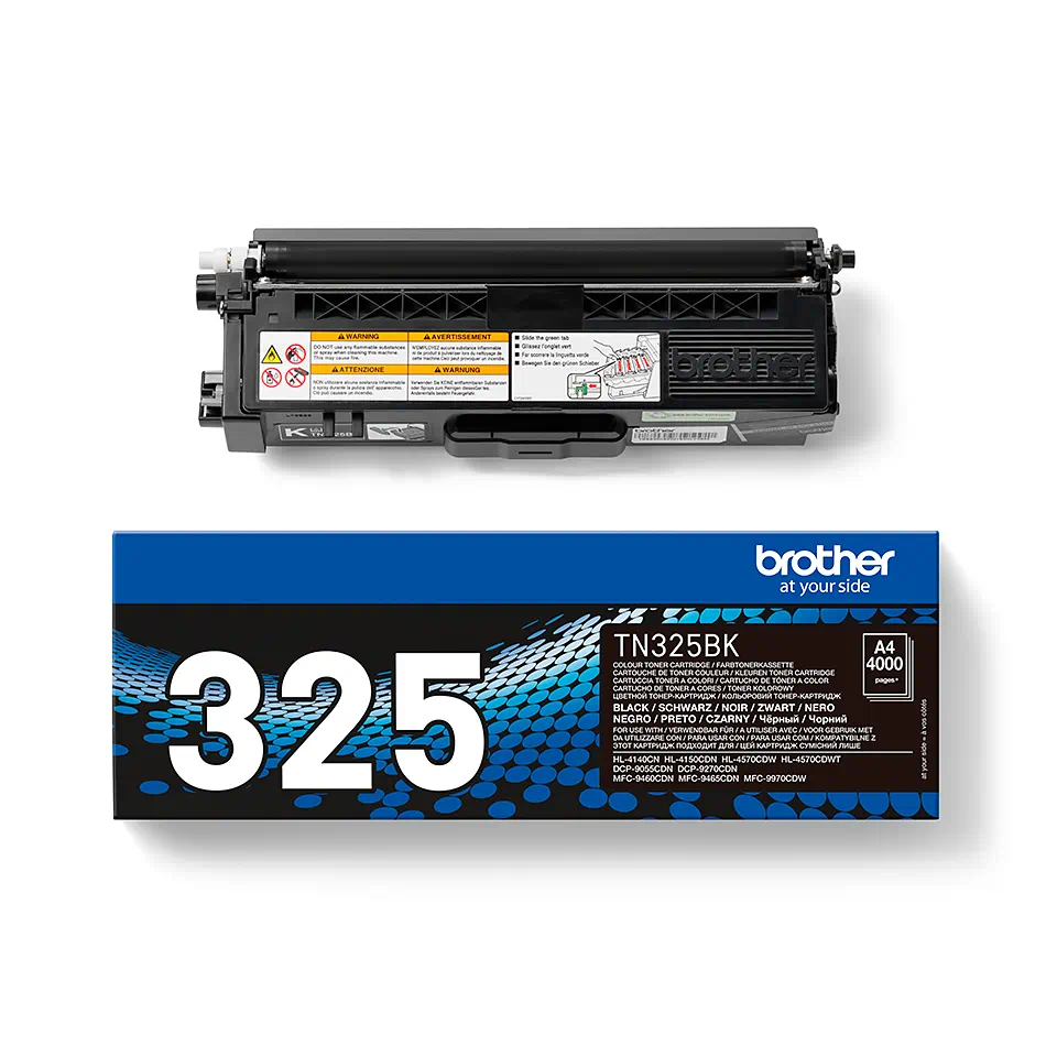 Brother tn325 negro cartucho de toner original - tn325bk