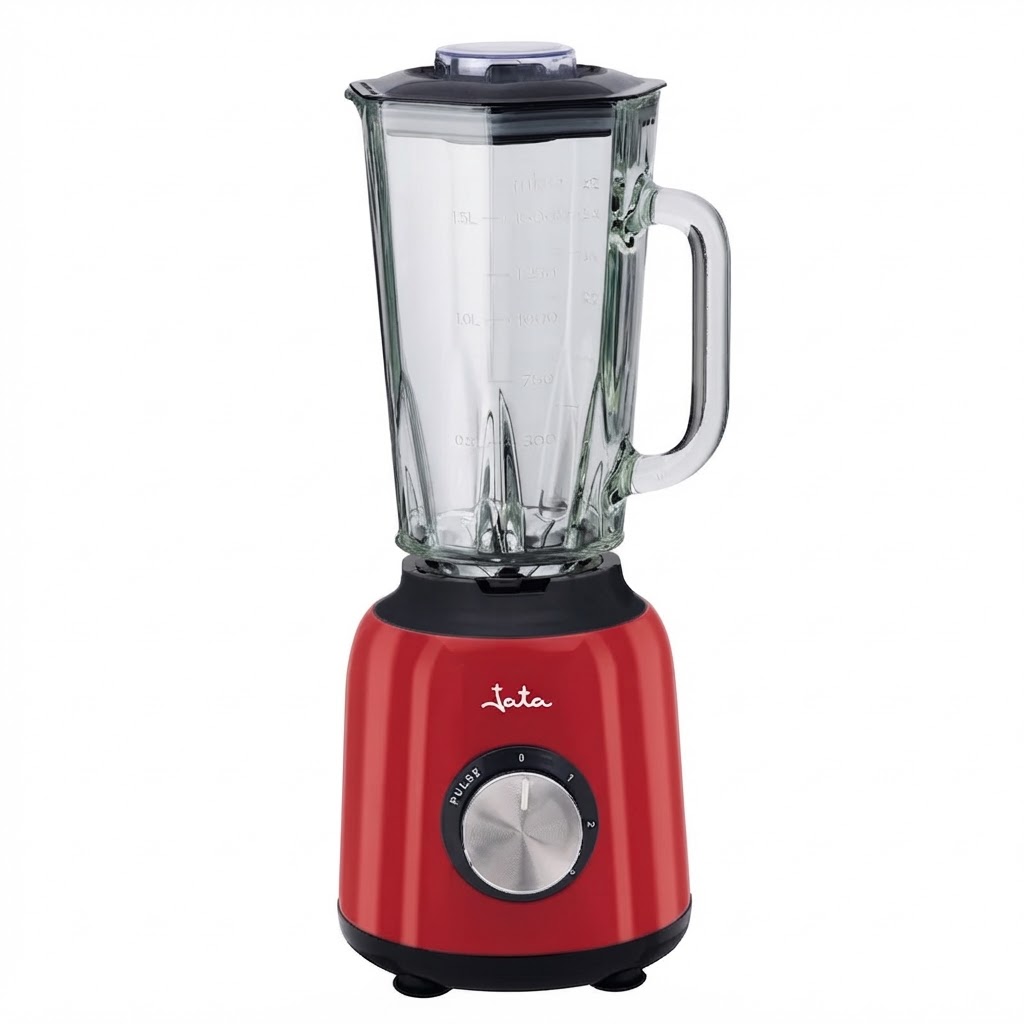 Batidora de Vaso Gama Roja BT795 - JATA - ● 1.200 W ● 6 cuchillas ● 1,5 L ● Pica hielo