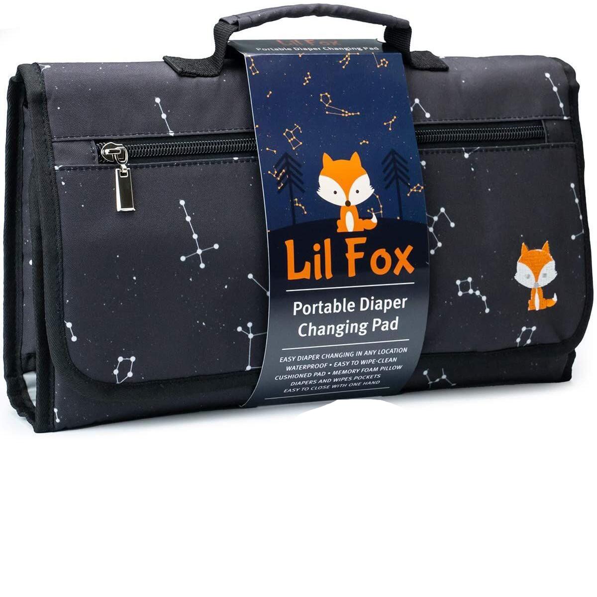 TK Cambiador de Bebé Portátil Lil Fox - Impermeable y Plegable