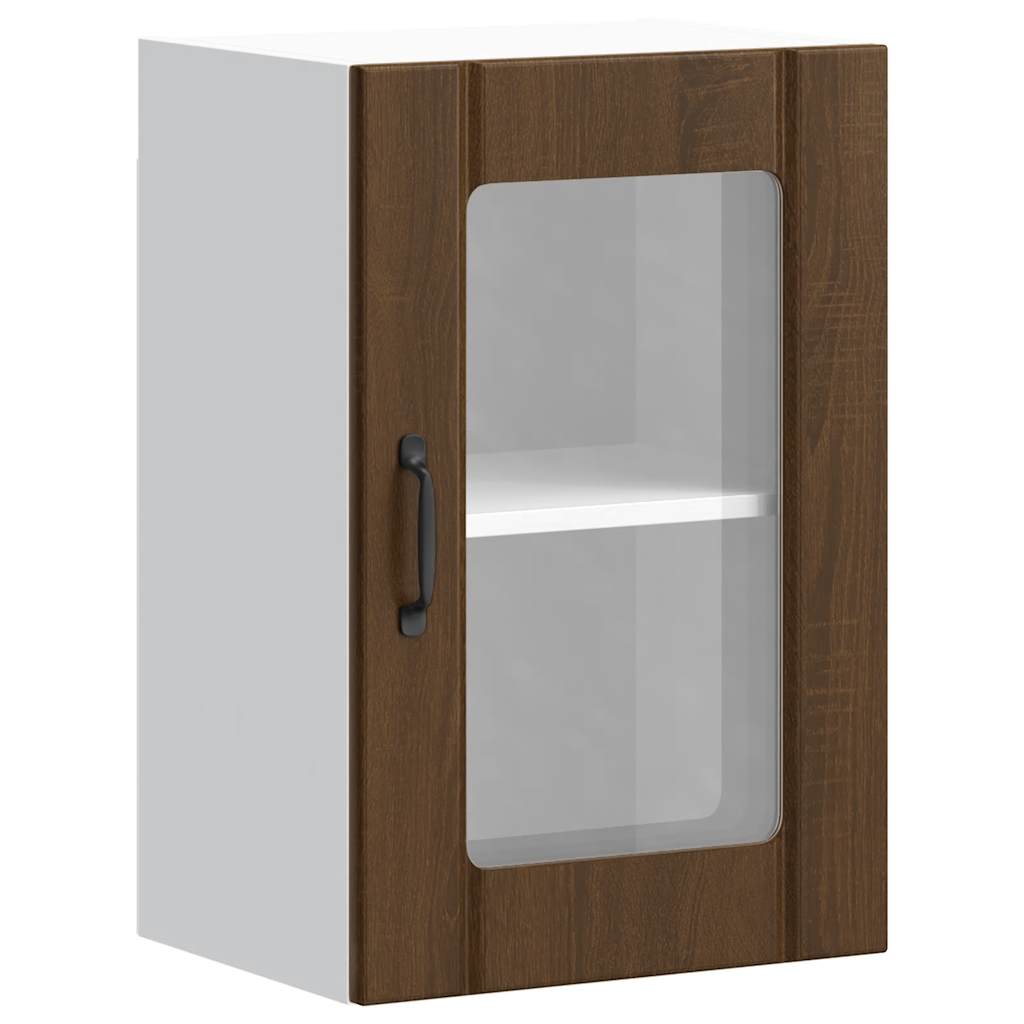 vidaXL Armario pared cocina puerta de cristal Lucca  40 x 31 x 60 cm Multicolor