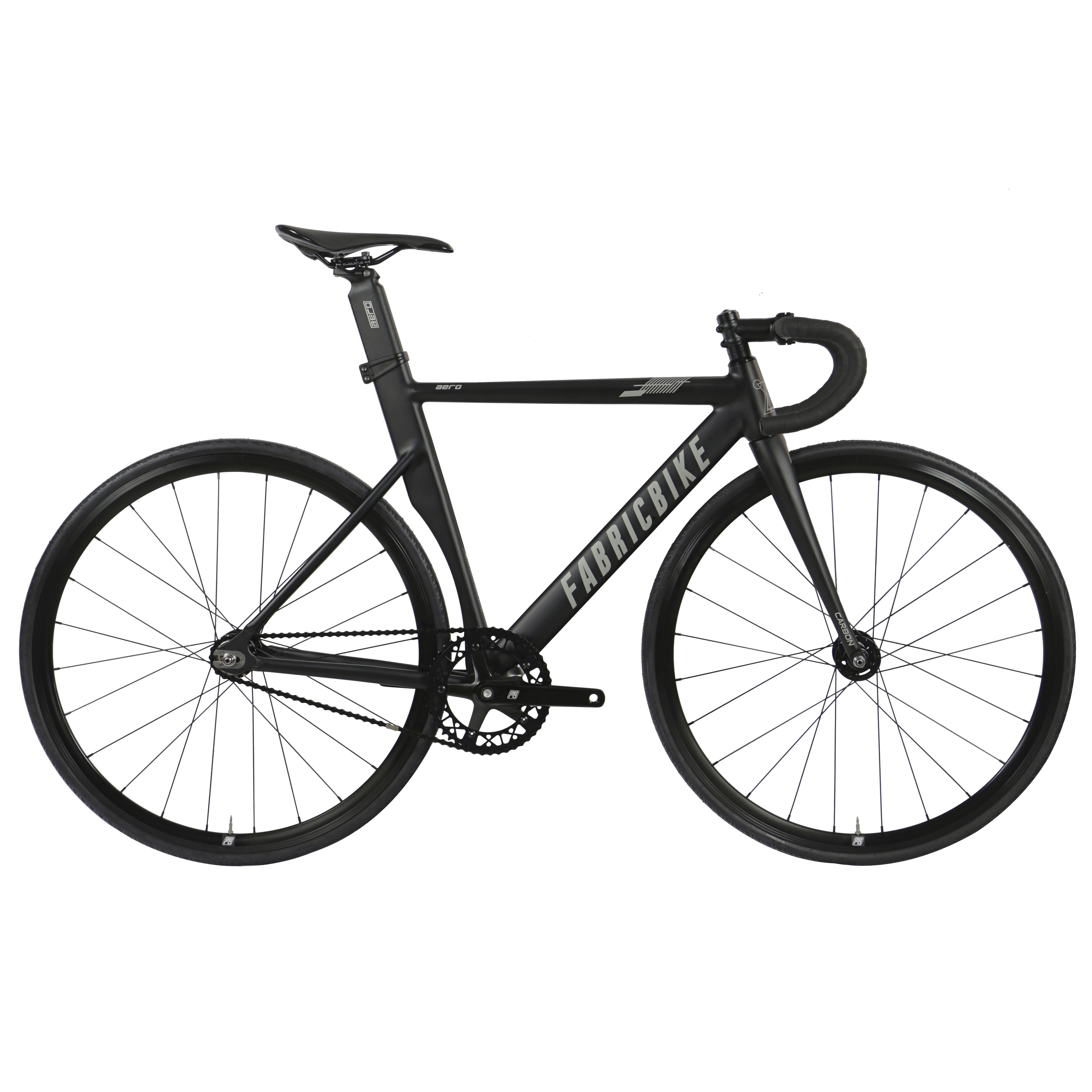 Fabricbike Aero - Bicicleta Fixed, Fixie, Single Speed, Aluminio y Carbono, Ruedas 28, 5 Colores, 3 Tallas