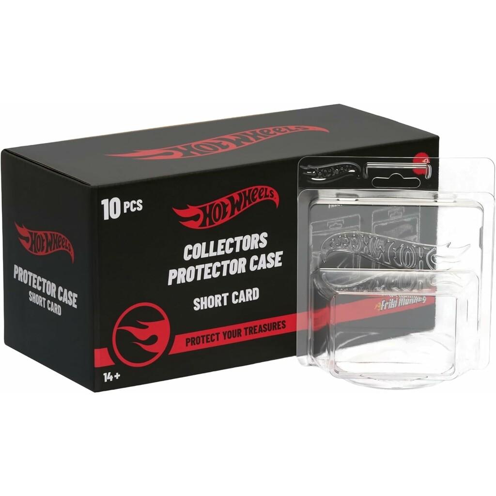 Hot Wheels Pack de 10 Protectores para Short Card Vehículos para jugar Cefa