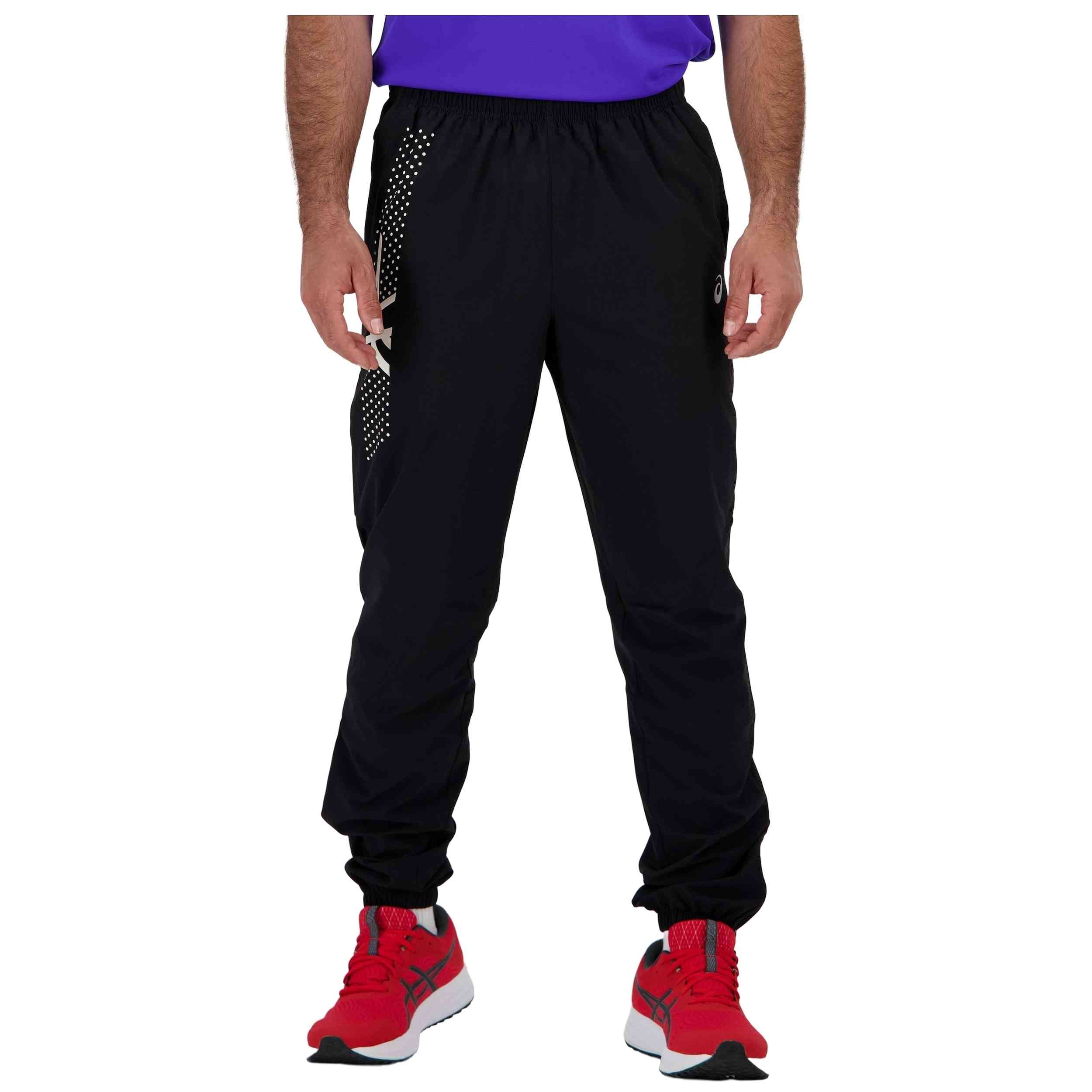 Pantalon Largo Asics modelo 2011D457-001 para hombre y mujer en color Negro