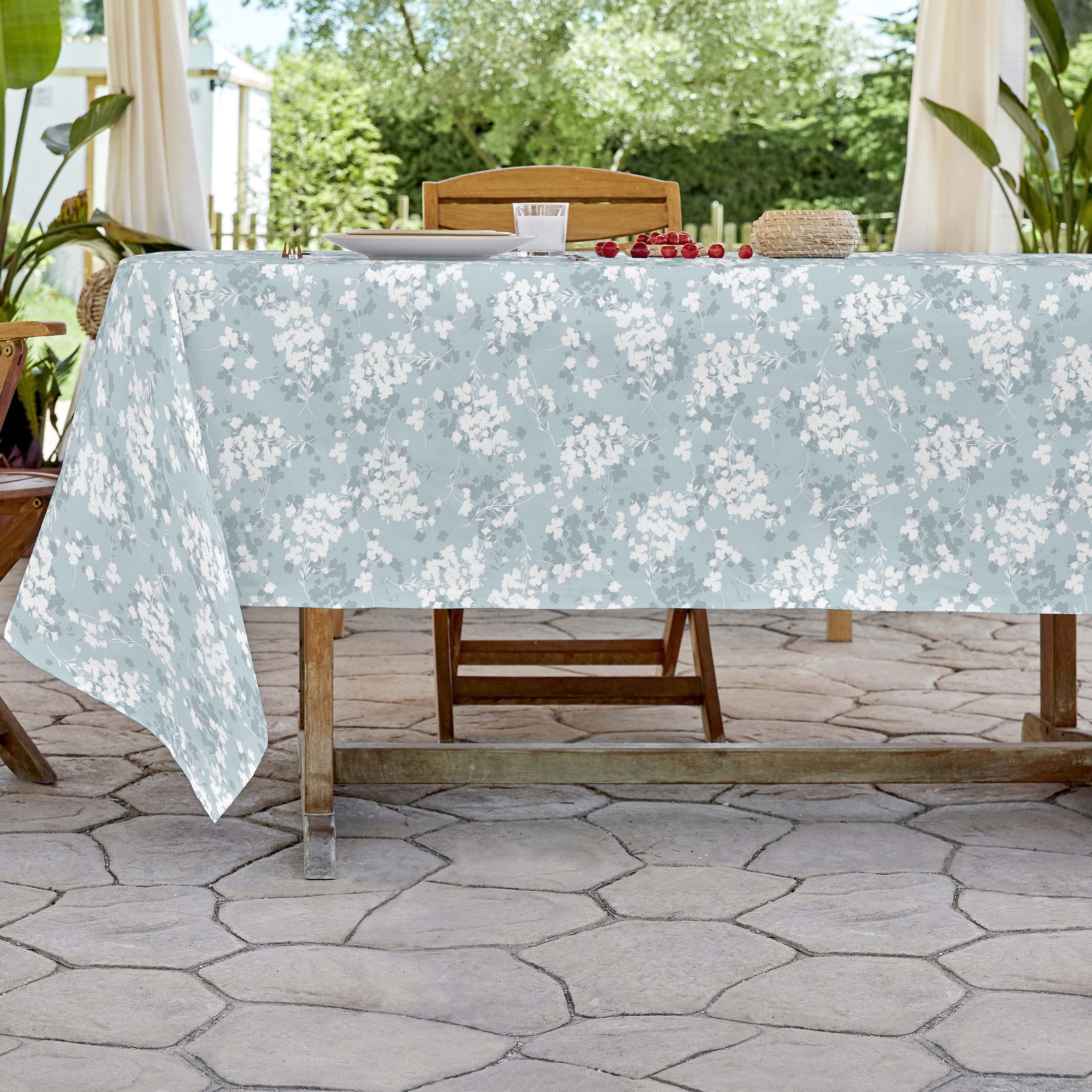 SANDAL - Mantel de Tela Estampado y Antimanchas - Mantel para Interior y Exterior - 7 modelos diferentes - Modelos Florales -140x200 / 140x250
