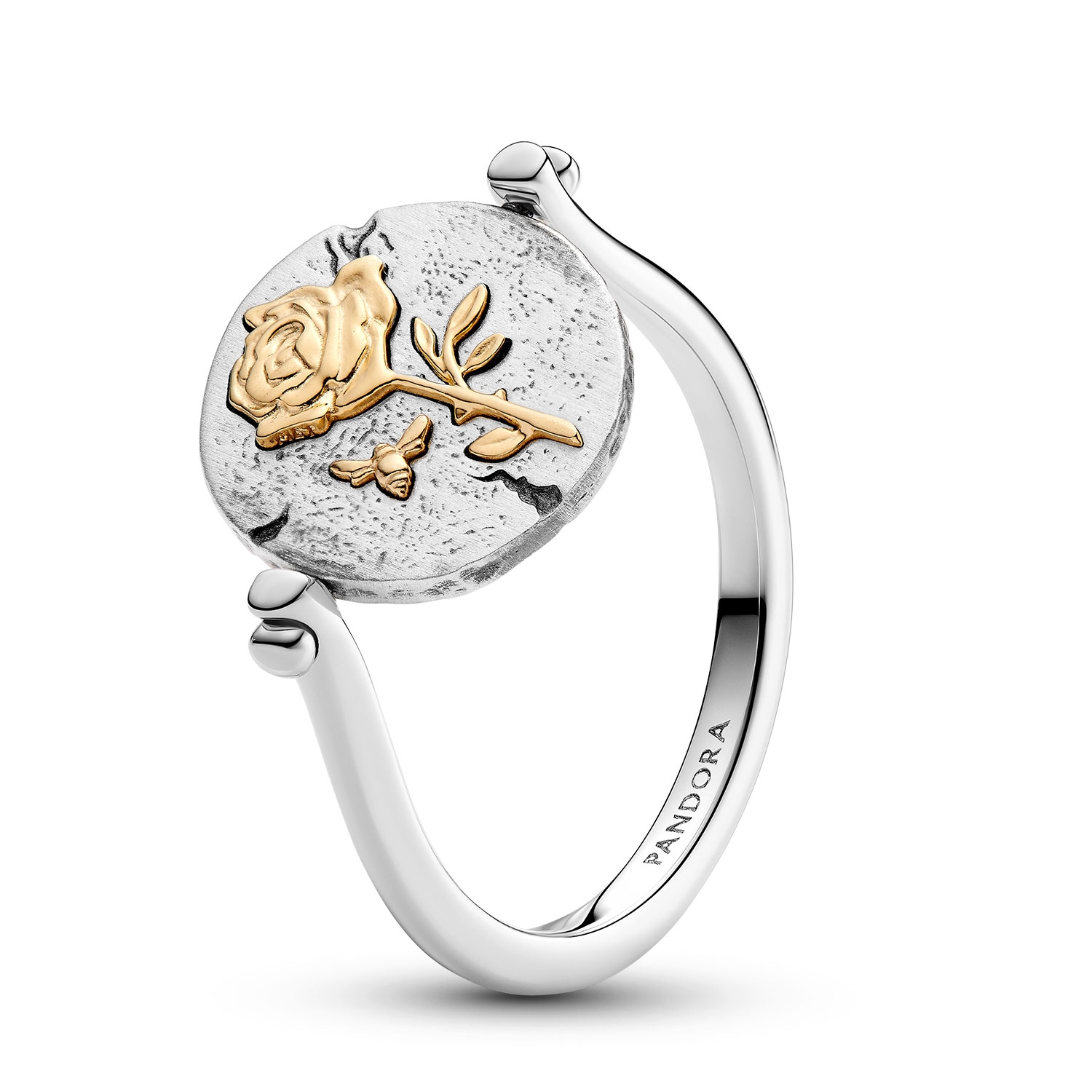 Pandora Anillo Medallón Reversible en plata de ley 164811C00 , para Mujer