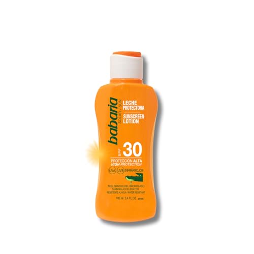 Babaria - Leche protector solar aloe f-30 - 100 ml 50000579