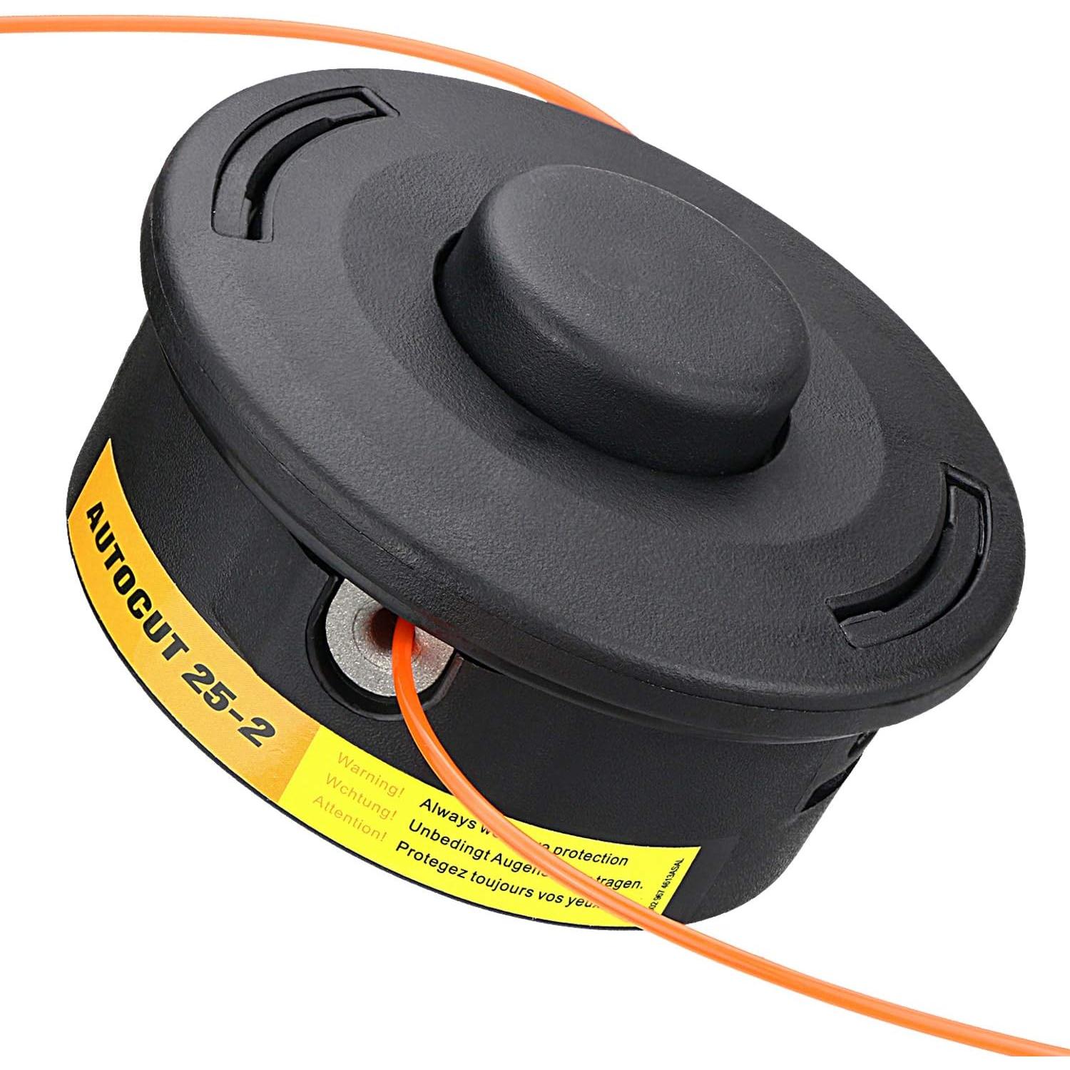 Cabezal de corte para Stihl Auto Cut 25-2, cabezal de corte compatible con desbrozadora modelo Stihl FS, accesorio de corte de hilo serie KM