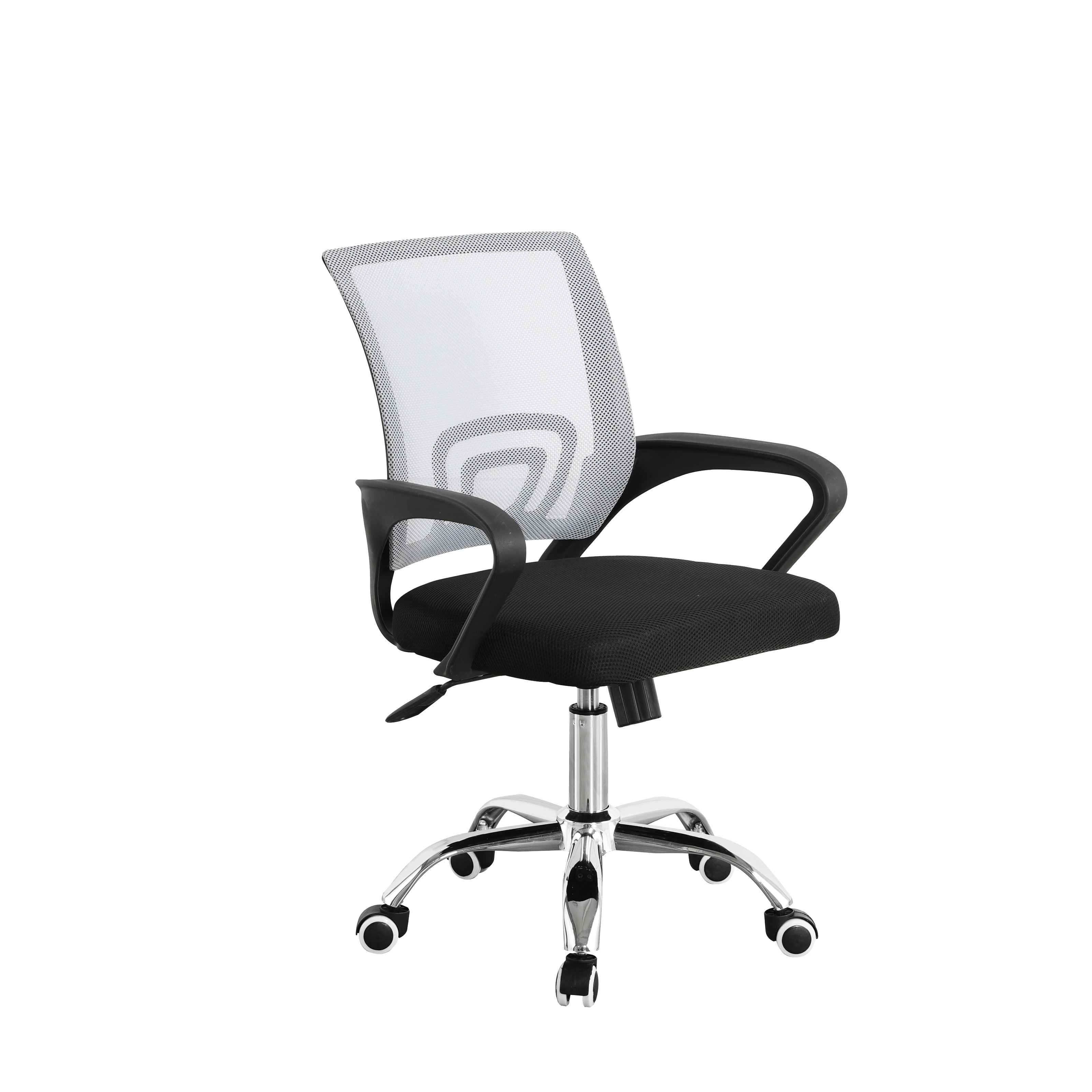 Furniture Style S.L. Silla de Escritorio Juvenil Martina Gris Textil-rejilla Transpirable