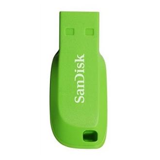 Sandisk Cruzer Blade 16gb Usb 2.0 Electric Green Unidad Flash Usb