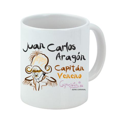 Taza CARNAVAL Capitán Veneno - Diseño Exclusivo Cádiz - Taza de Plástico/cerámica