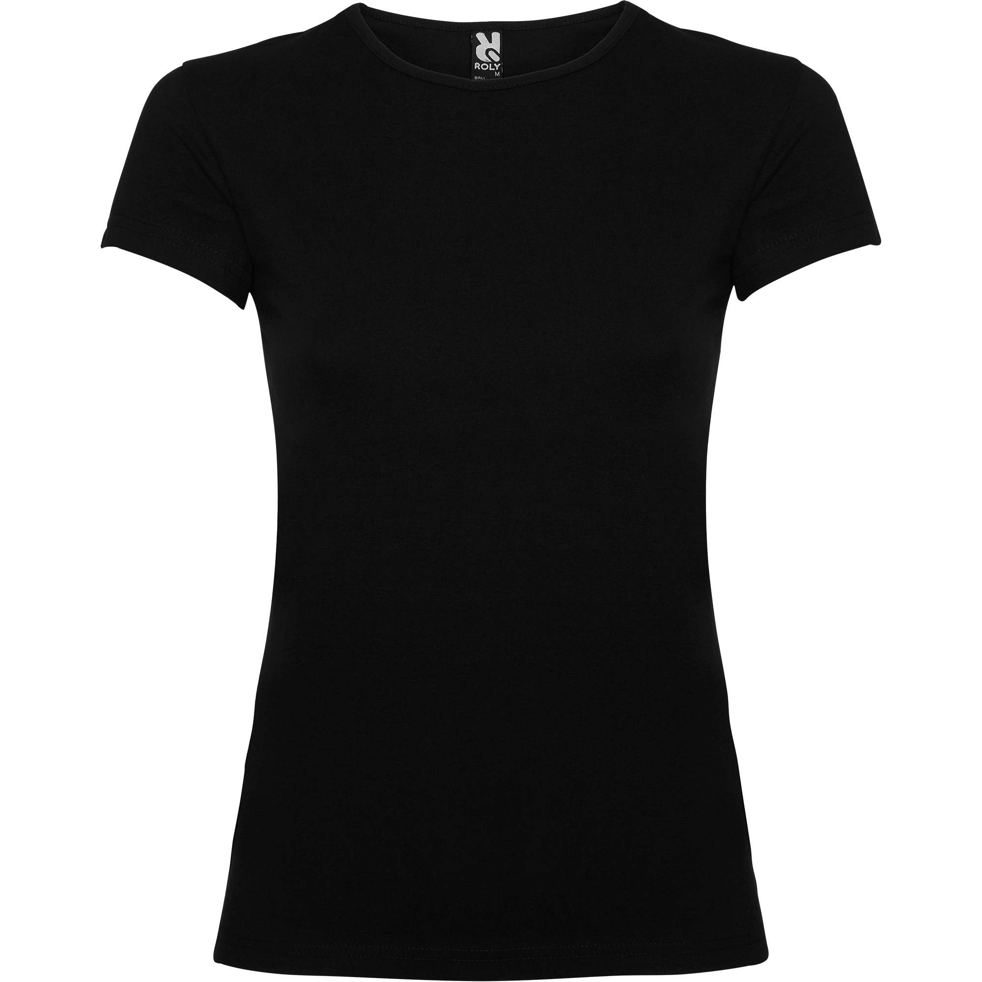 ROLY - BALI camiseta entallada de manga corta con cuello fino