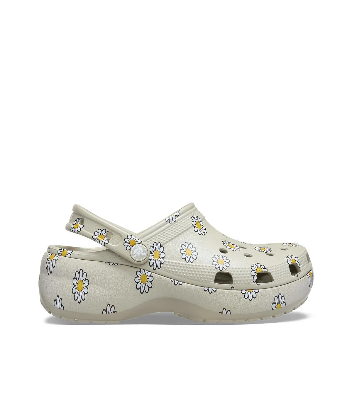 Crocs zueco plataforma 212668 estampado ligero cómodo594220032