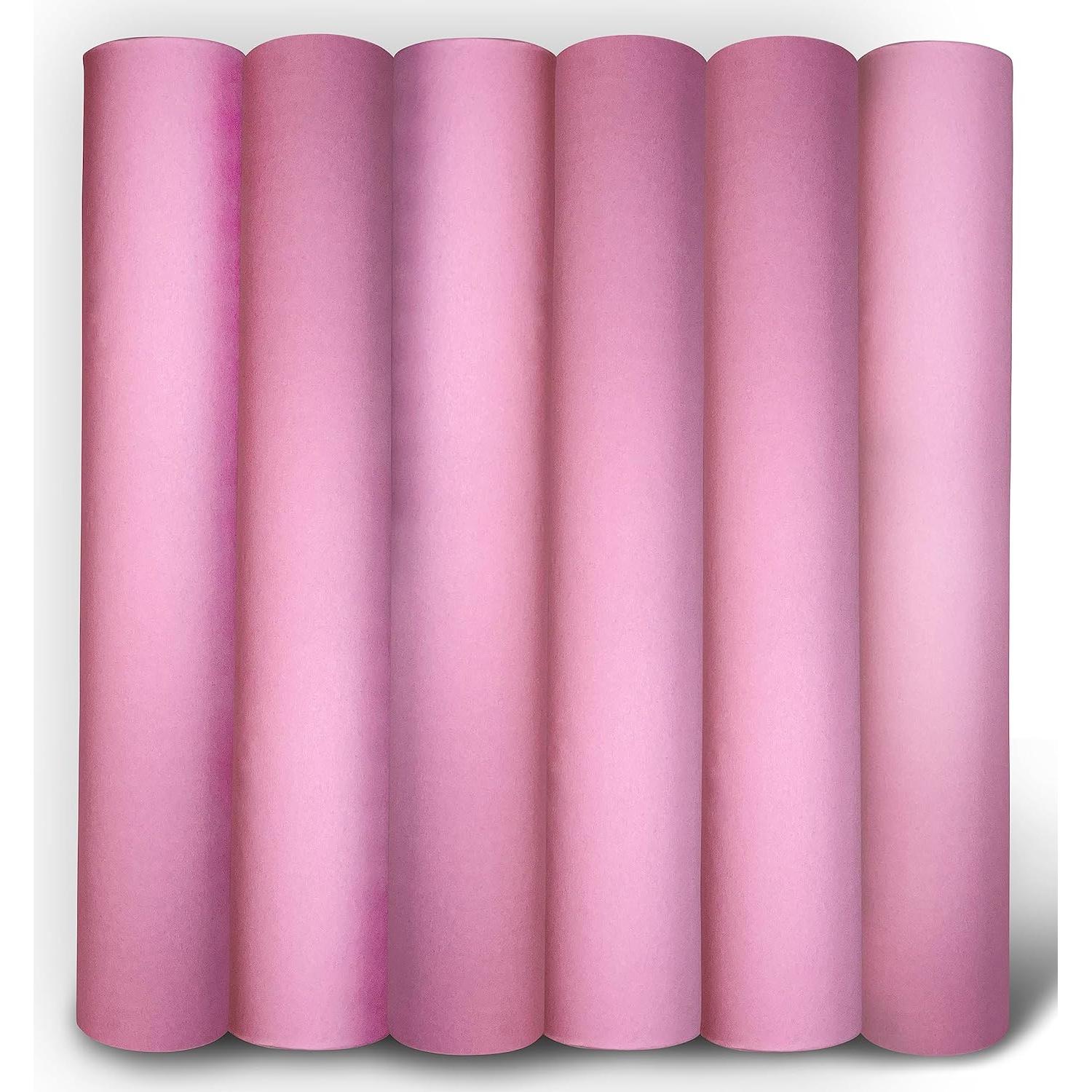 PILBELLES Papel Camilla Crepado Rosa 59 cm x 70 metros Papel Camilla Masaje Textura Lisa