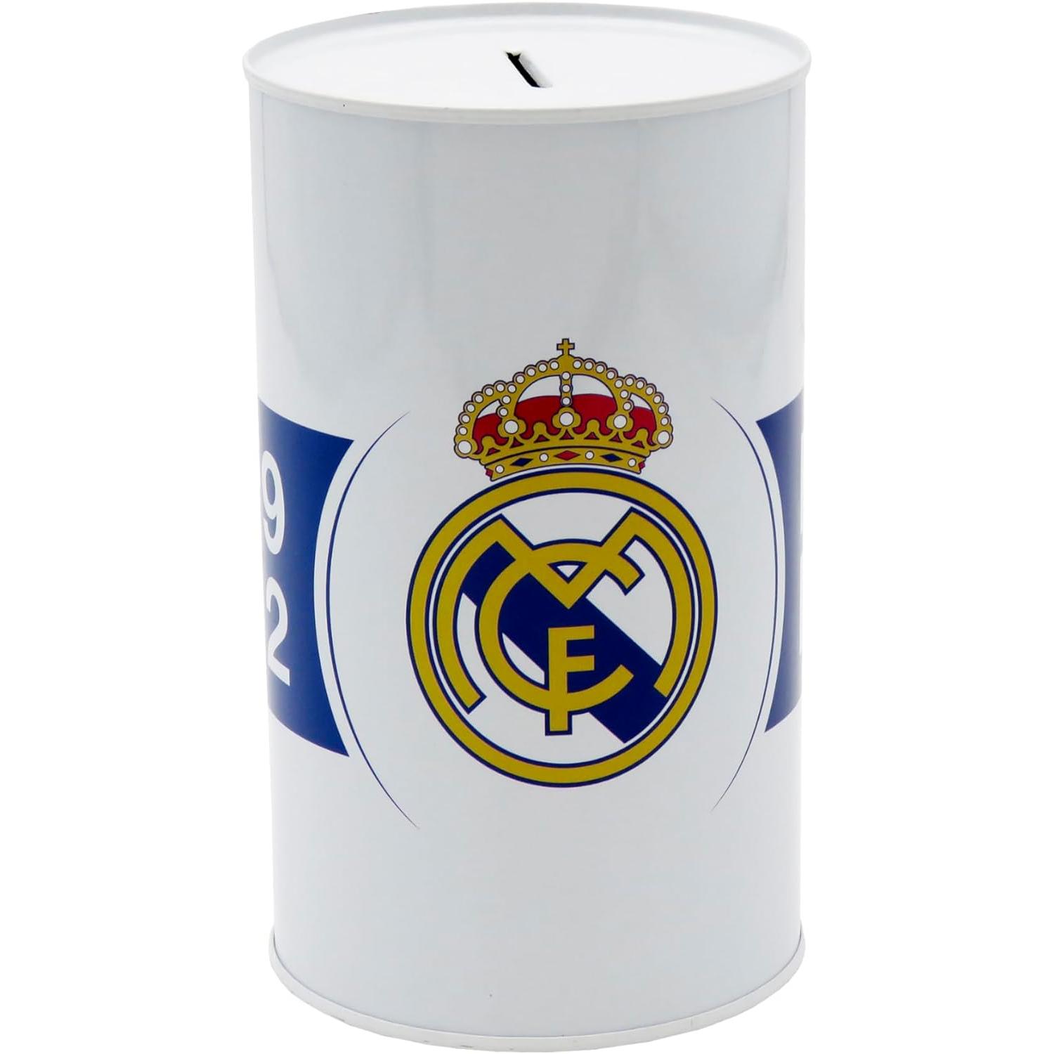 Real Madrid CYP Hucha de Metal Blanca Grande