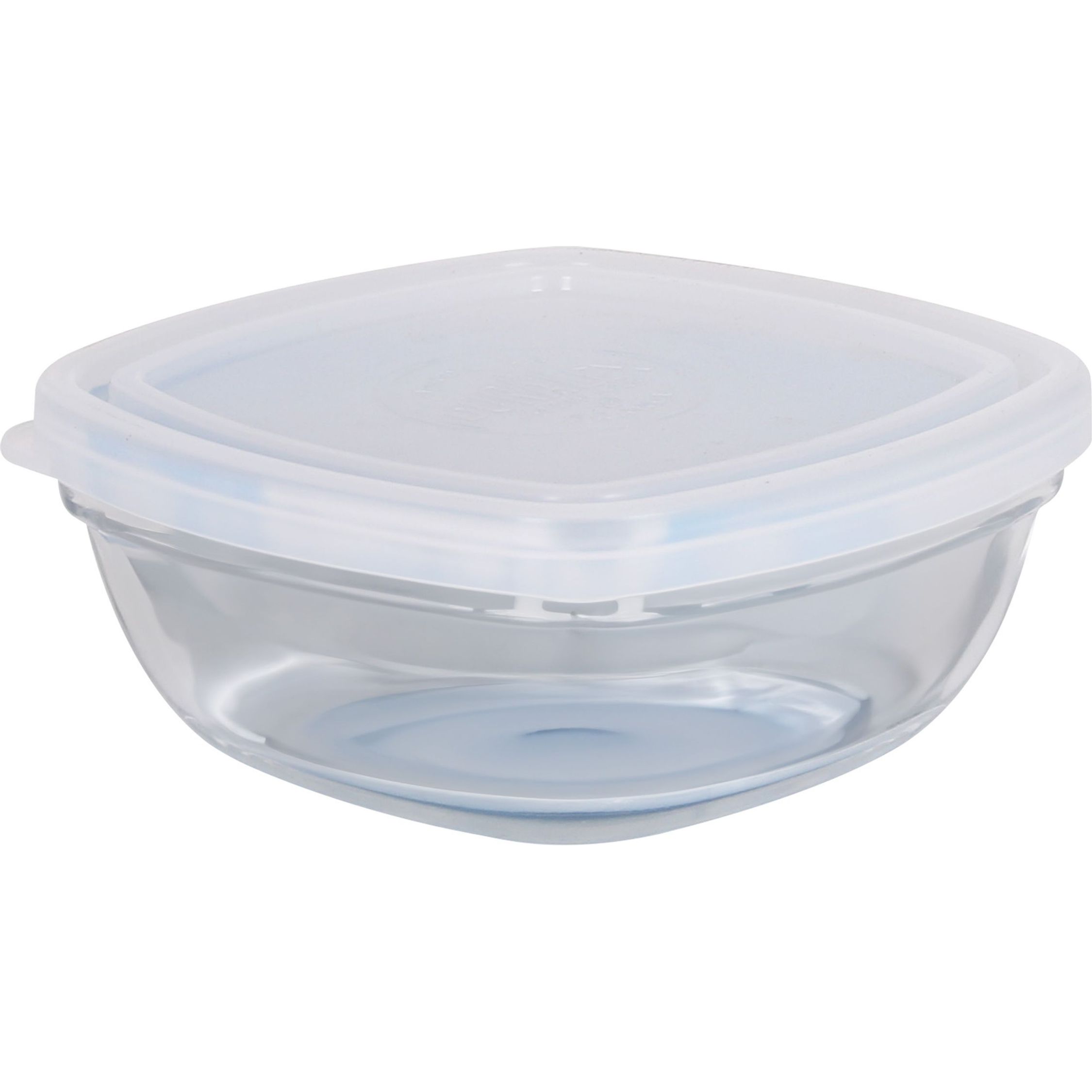 Duralex - FIAMBRERA TRANSPARENTE 11CM CUADRADA CON TAPA FRESHBOX - Fiambrera Práctica y Versátil - Fiambrera Resistente y Duradera - Fiambrera Diseño Elegante y Funcional - Fiambrera Apta para Lavavajillas - Fiambrera Cristal para Todo Tipo Ali | AmyStyle