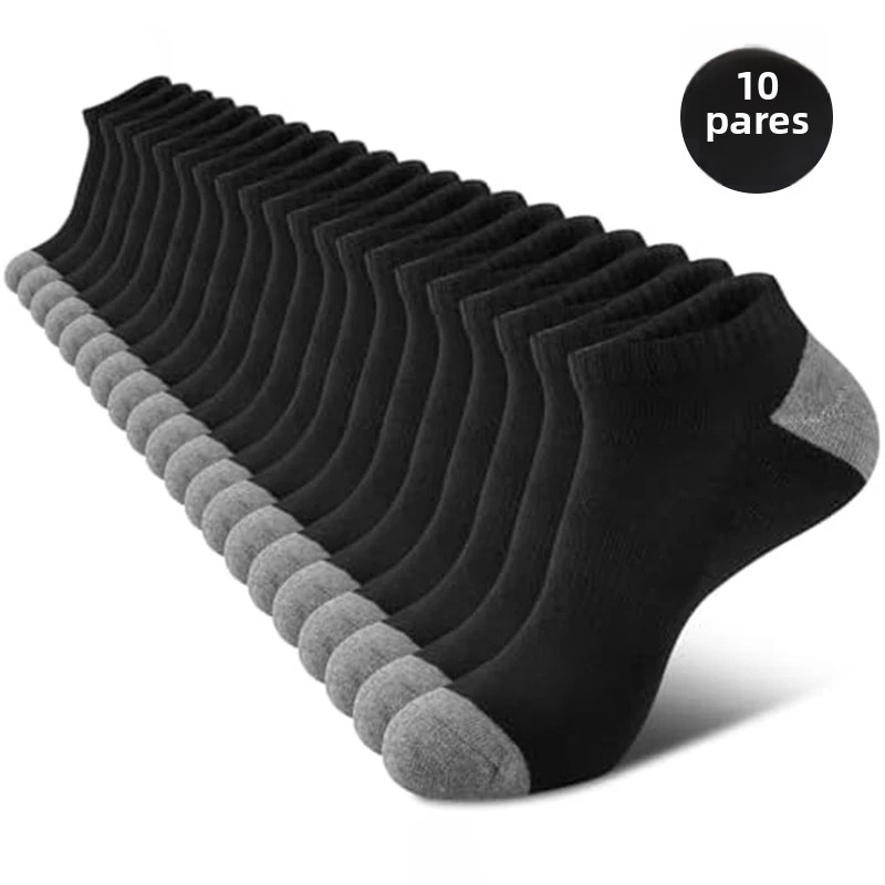 CA 10 Pares De Calcetines Deportivos Para Hombre De Alta Calidad Para Primavera Y Verano Calcetines Cortos Transpirables Para Correr Y Actividades Al Aire Libre