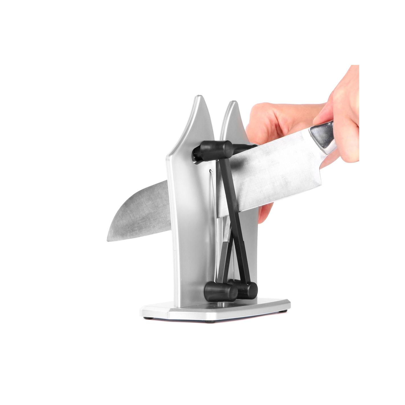 Mediawave Store Affilacoltelli e lame BAVARIAN 182641 universale automatico 3 in 1 a molla