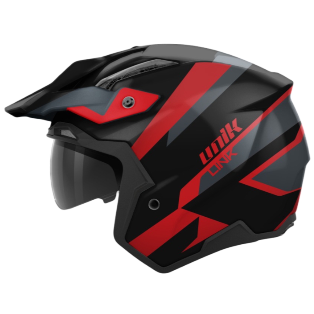 Casco Moto Casco Unik Link Dv Blueza   Ce U