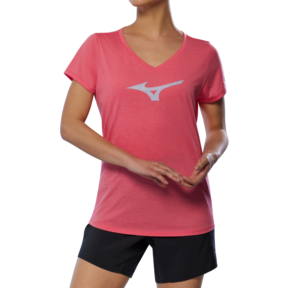 Camiseta manga corta para mujer MIZUNO IMPULSE CORE RB rosa  J2GAC213-64
