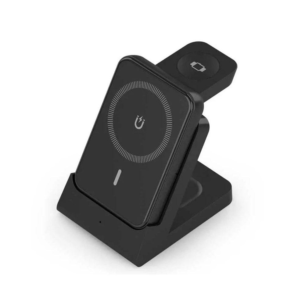 Aisens Cargador Inalámbrico USBC 15W 4 en 1 compac