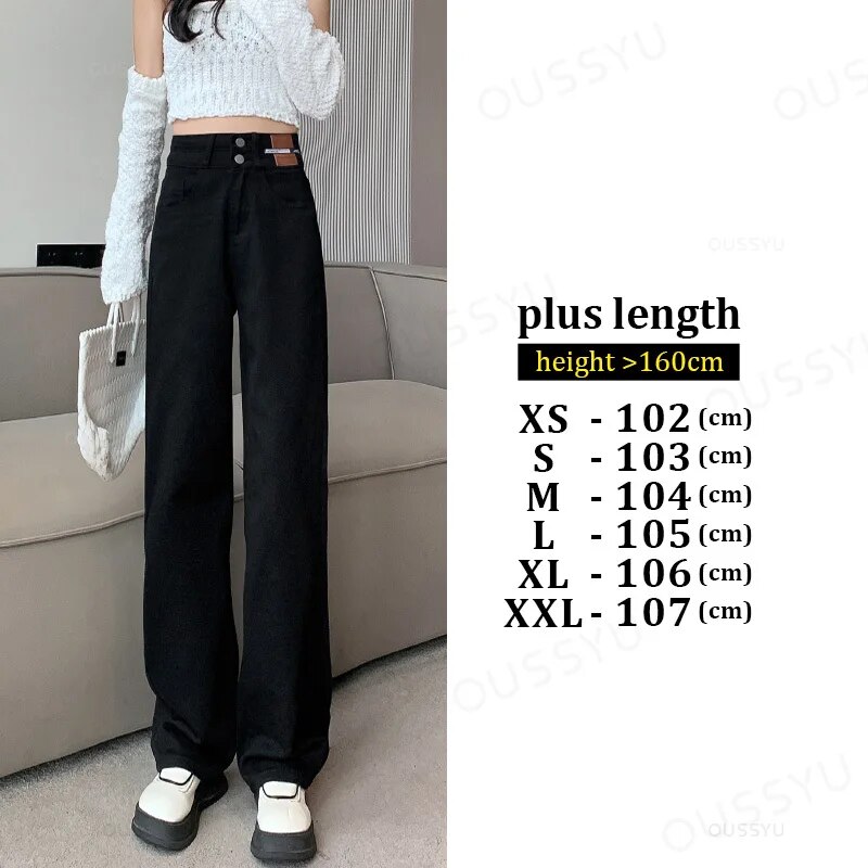 TK Pantalones Vaqueros de Lana para Mujer Belta Alta