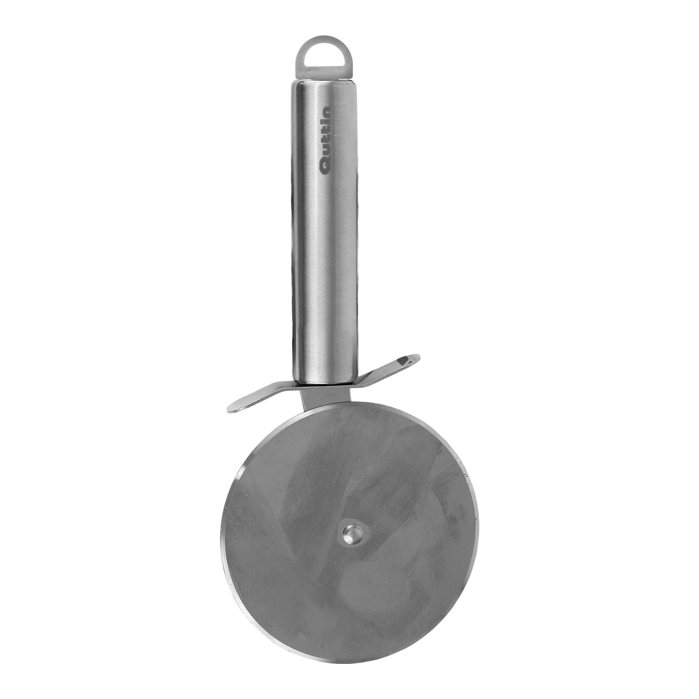 QUTTIN - Cortapizza Gama Silver 9cm Acero Inoxidable - Resistente y Duradero, Diseño Ergonómico, Ideal para Cortes Precisos, Materiales de Calidad, Afilado | Amystyle