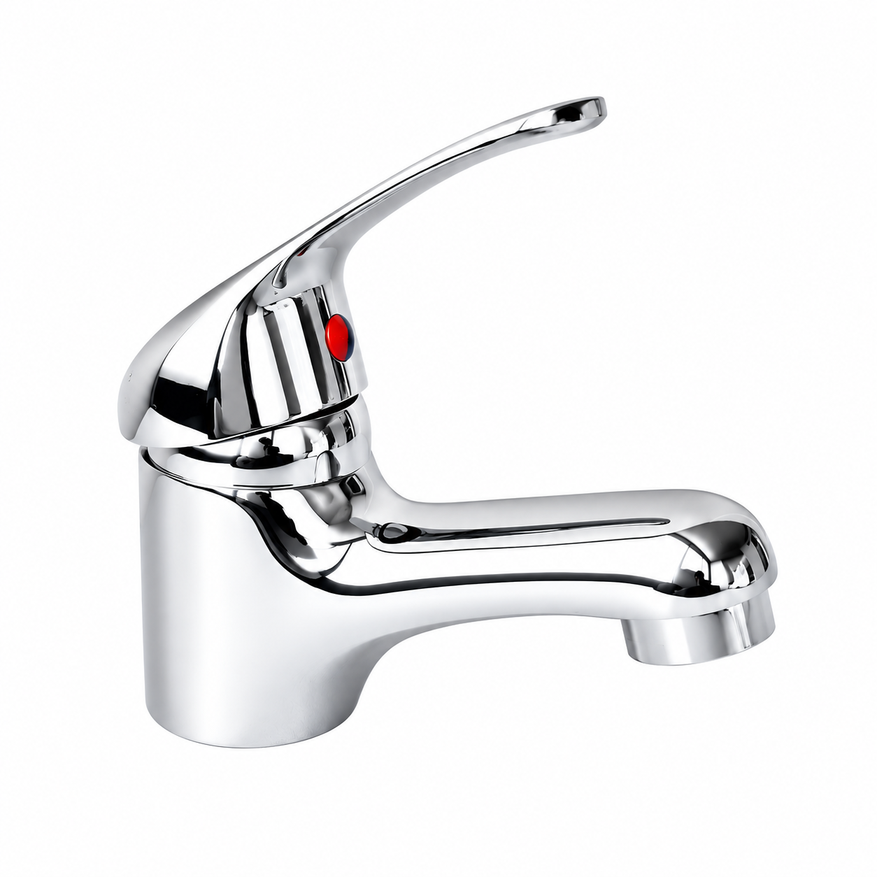 Grifo para Lavabo, Cocina, Fregadero, Bidet / Bidé Baño Metal Cromado Mango Mezclador Manija Monomando - La Bolata