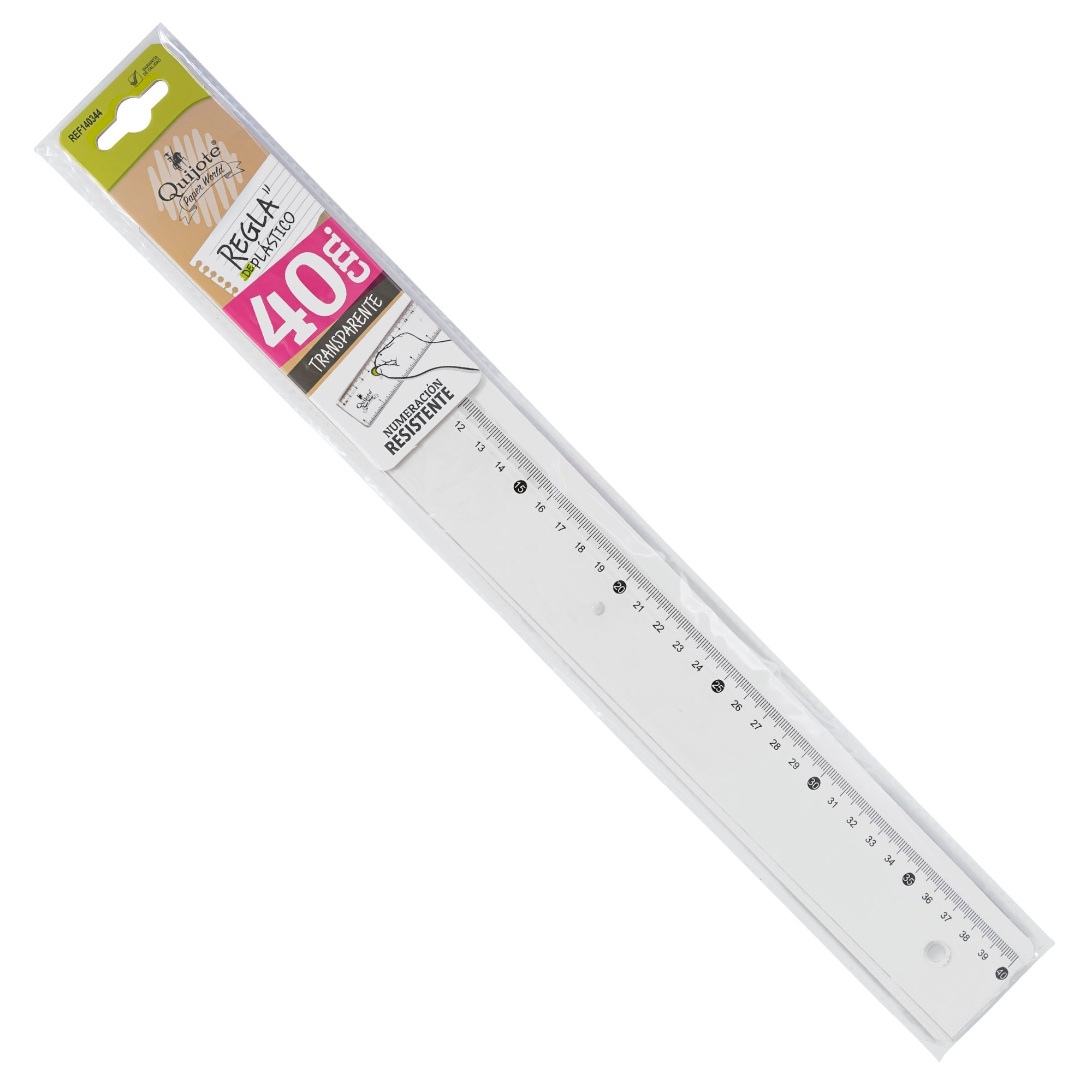 Quijote Paper World - REGLAS TRANSPARENTES 50 Cm