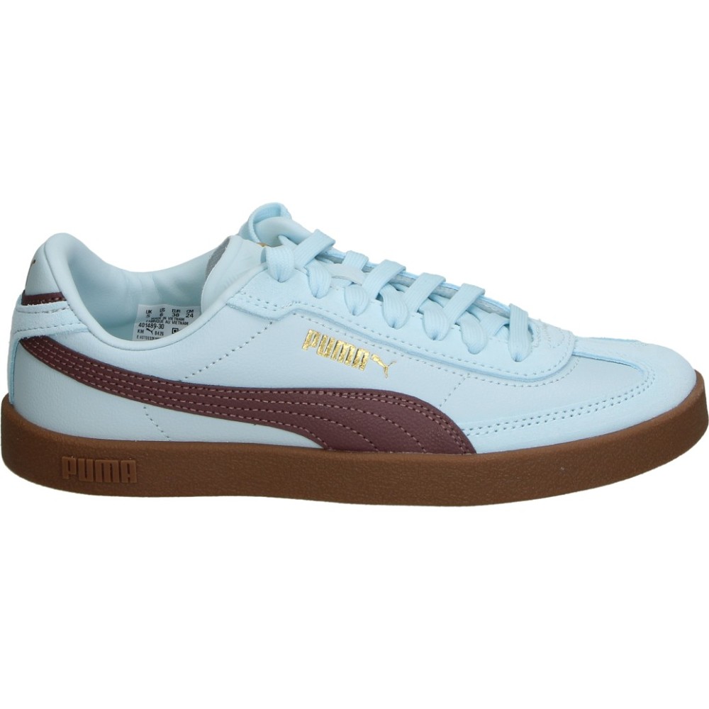 PUMA | Zapatillas Puma Club II Era para Mujer – Deportiva en Color Azul con Detalles en Marrón Chocolate – Sneakers con Cordones – Estilosas – Cómodas y Versátiles – Moda – Modelo 401489-30