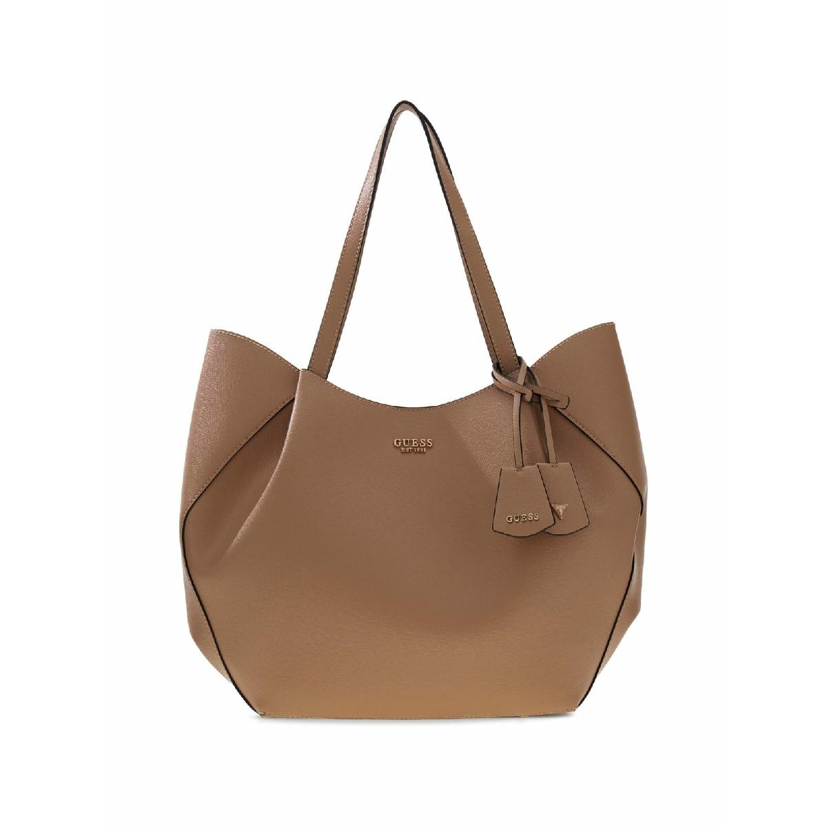 Bolso Guess Shopper Amorette Pochette Interior Marrón HWBG7898240-BEI