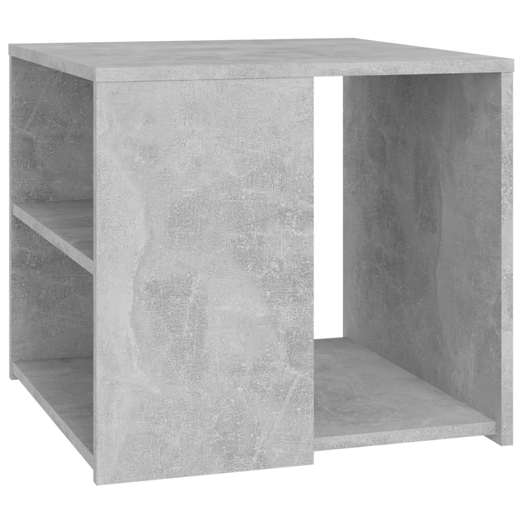 Vidaxl Mesa Auxiliar Madera Contrachapada 50x50x45 Cm Blanco