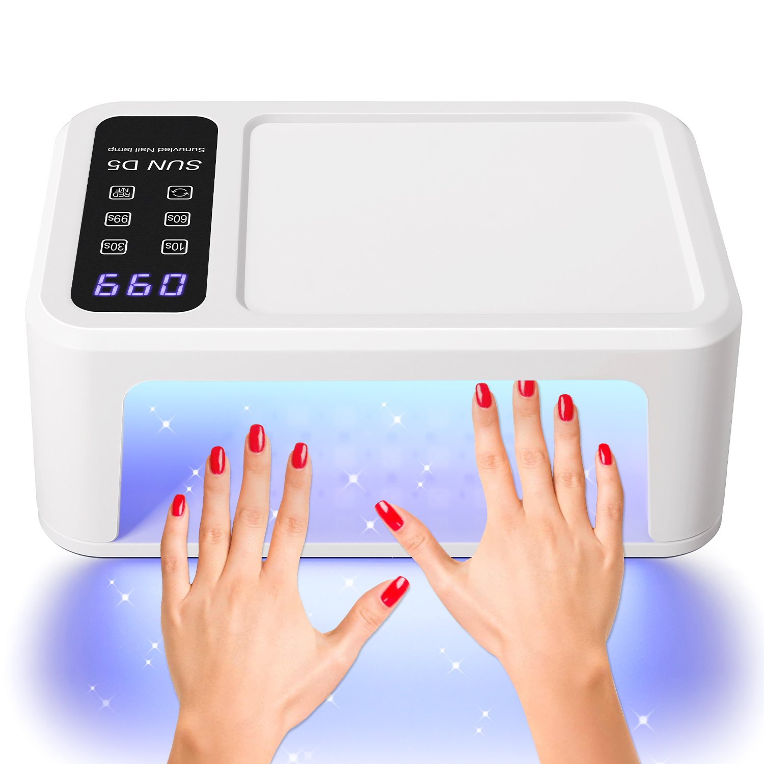 TK Lámpara LED UV Para Uñas 480W Con 140 LEDs Y Función Blanqueamiento Tiempo De Expresión Profesional Herramientas De Salón Para Polvo De Gel