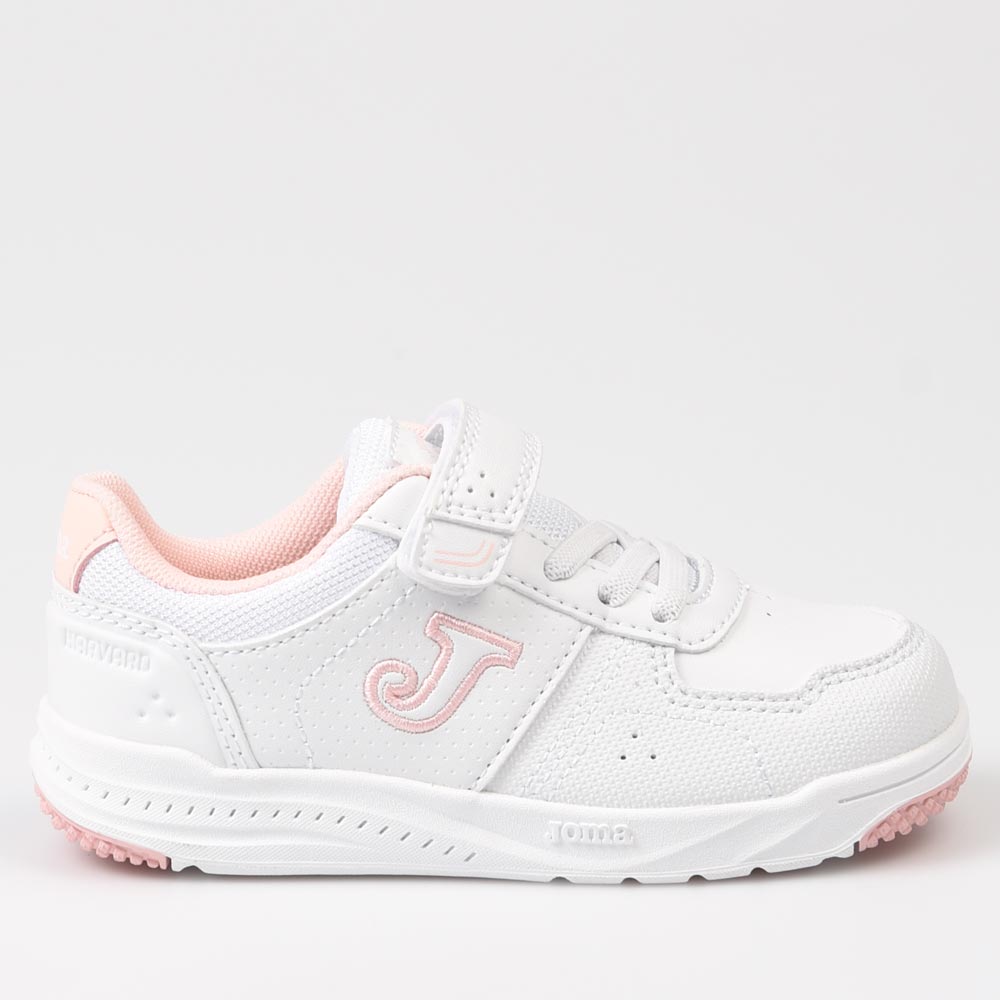 Zapatillas deportivas Infantiles Junior Joma Harvard JR 2413 Blanco Rosa