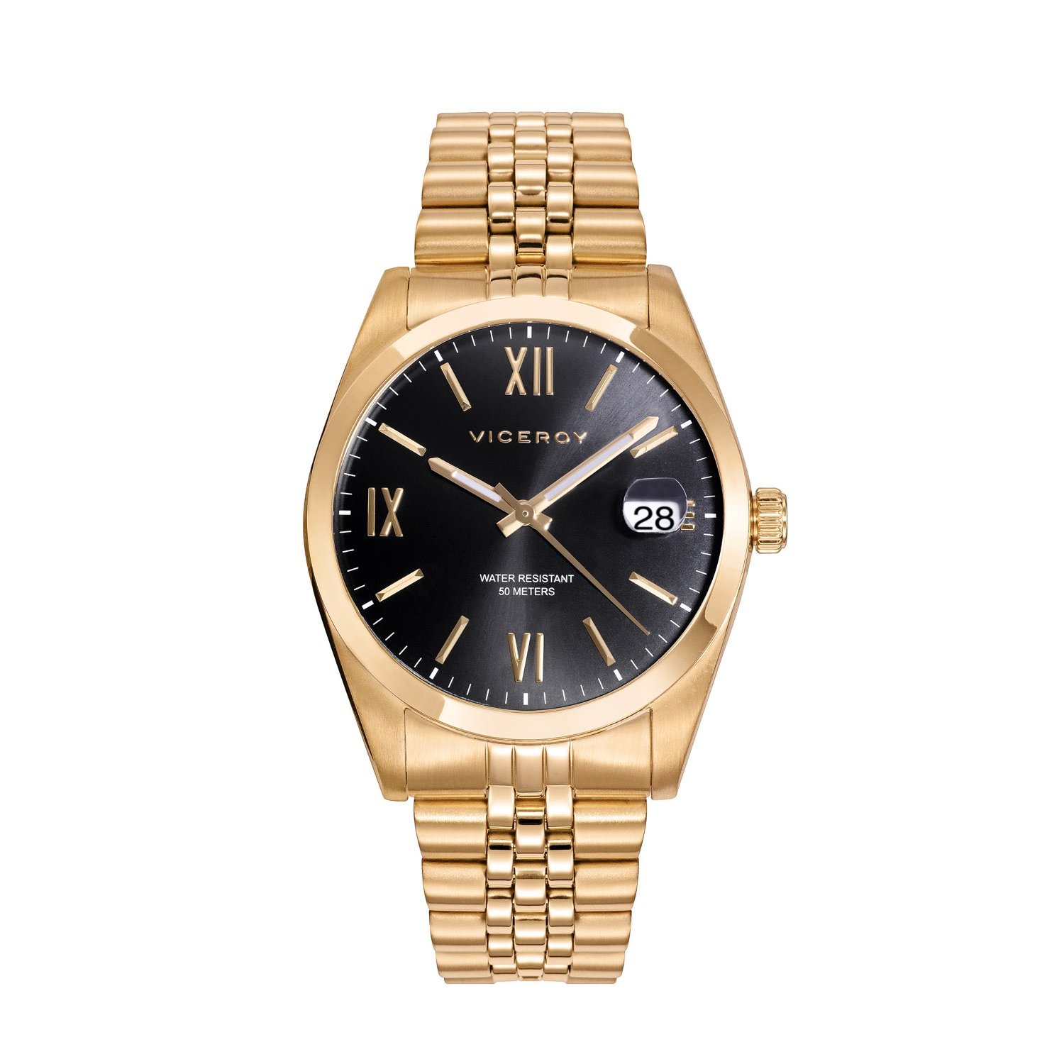 Reloj Viceroy 42425-53 hombre acero dorado
