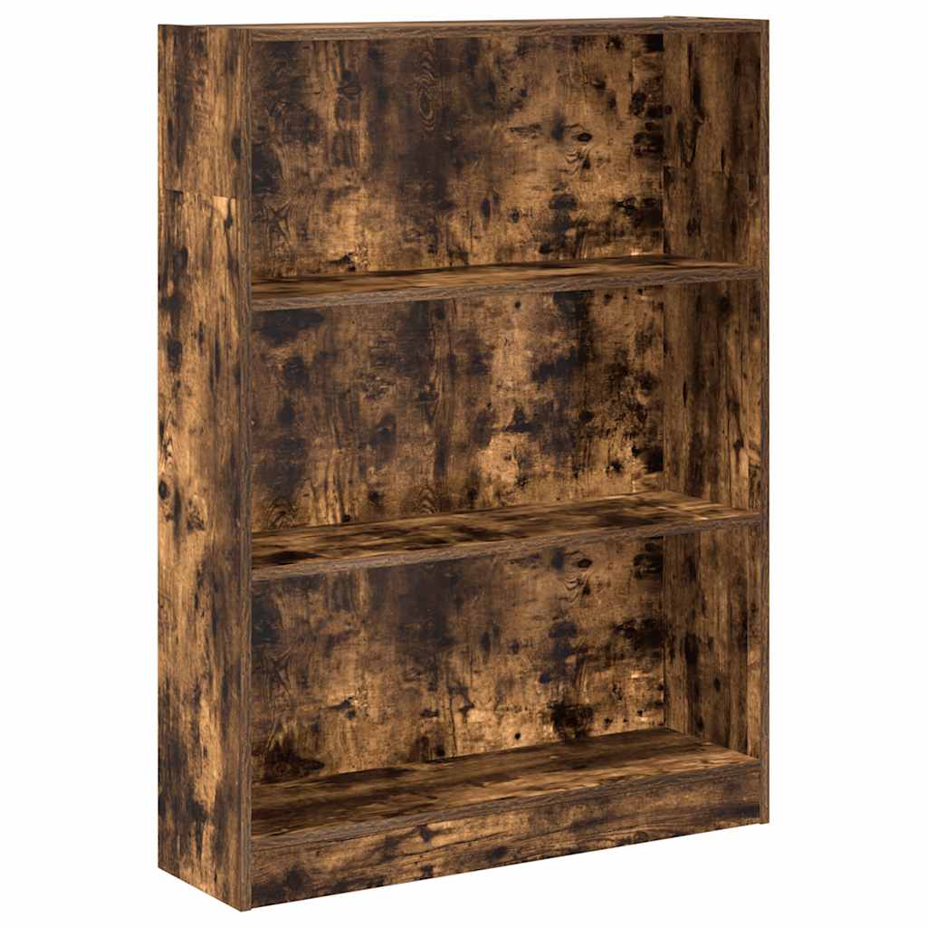 vidaXL Estantería de madera de ingeniería 80x24x109 cm Multicolor