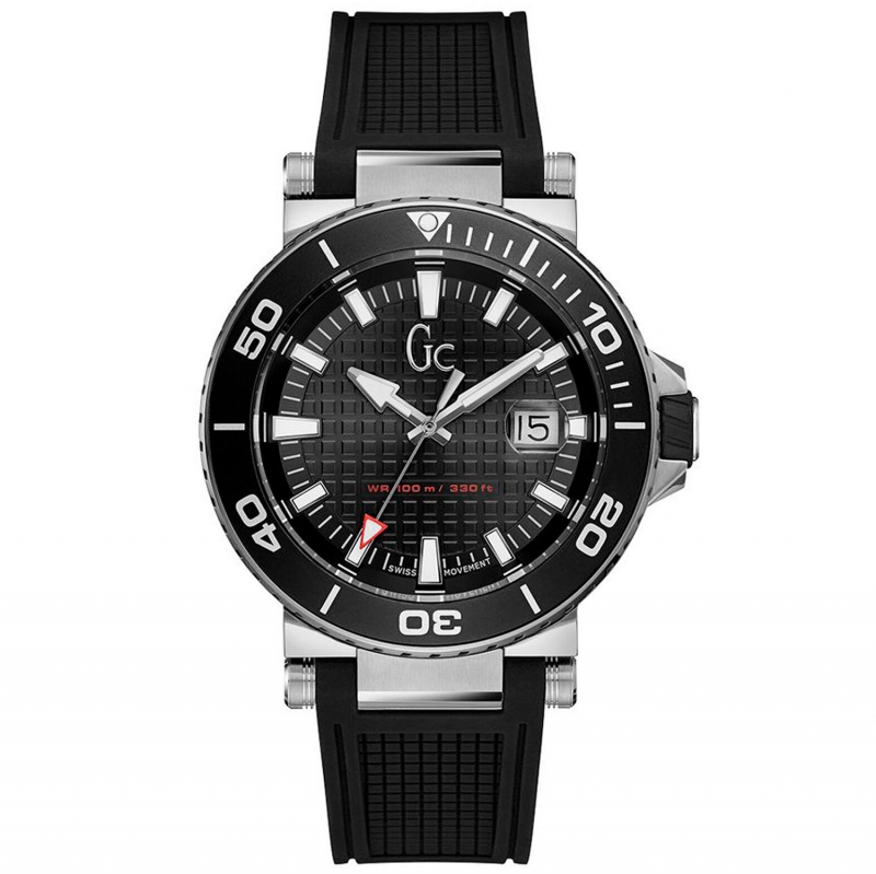 Guess Collection Y36002g2 Divercode.  Reloj  con Calendario Para Para Hombre. Color Negro. Movimiento Suizo. 100 Metros.