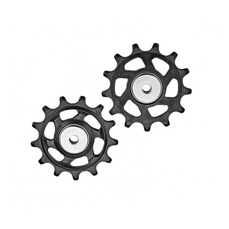 SHIMANO | Roldanas De Cambio XTR M9100 12v - Juego de roldanas de cambio Shimano XTR, modelo M9100  Compatible con 12 velocidades Compatible para 11 velocidades del modelo XTR, M9100
