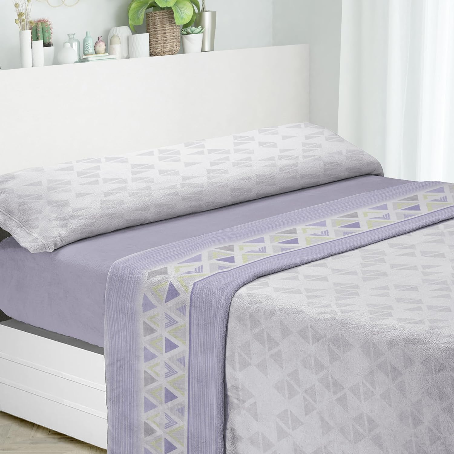 Juego de Sábana Coralina Cama 90/105/135/150/180, set de 3 Piezas Sabana Bajera Ajustable, Sabana Encimera y Funda Almohada, Sabana Invierno, Sabana Termica, 100% Polister