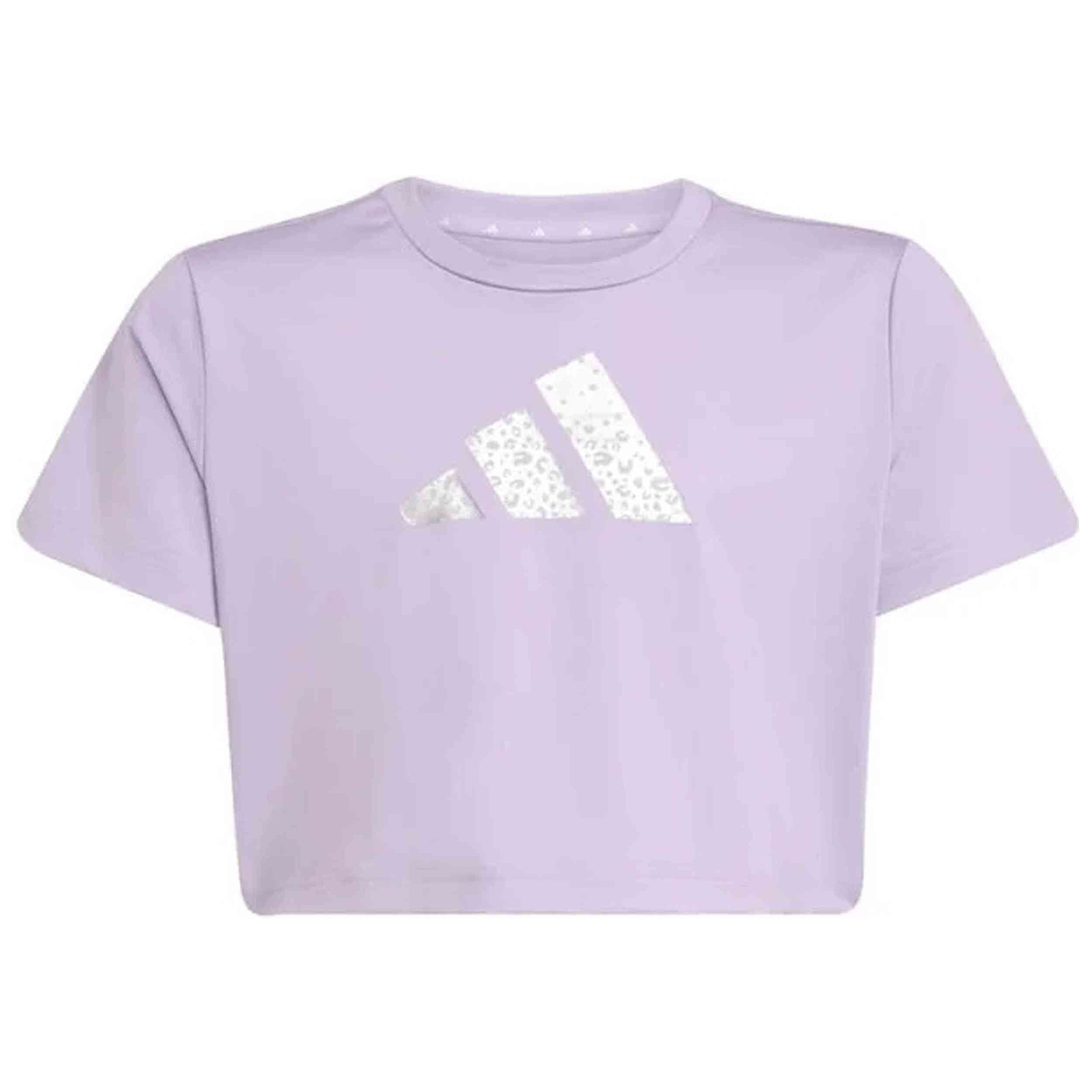Camiseta De Manga Corta Adidas modelo KB7296 para Niñas en color Morado