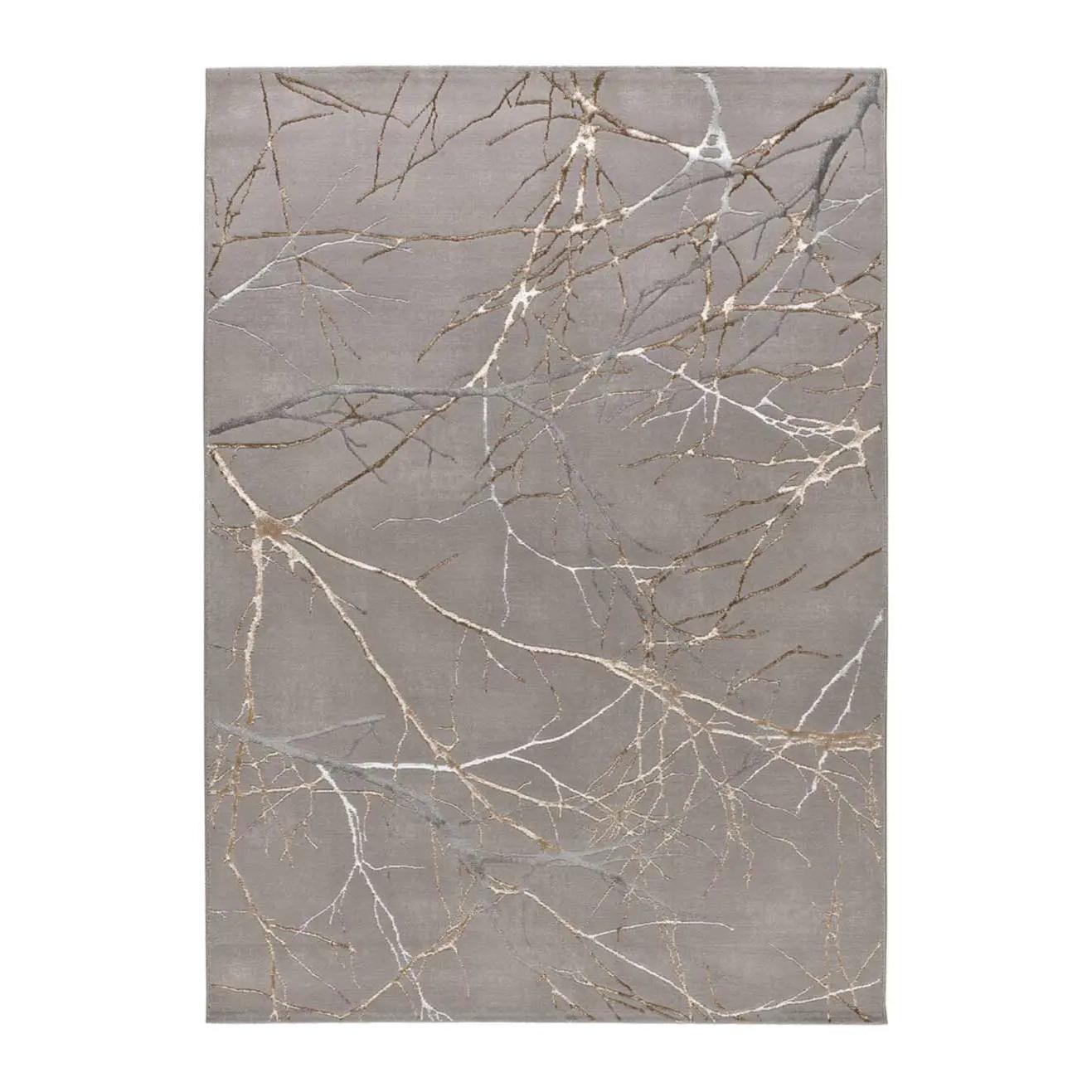 Alfombra interior efecto mármol en gris - CREATION 50055 | 80x150, 140x200, 160x230, 200x290 cm