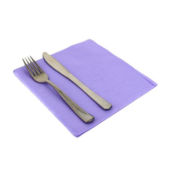 MONOUSO | Servilleta de Papel Punta-Punta 40x40cm Lila (1.200 Uds)