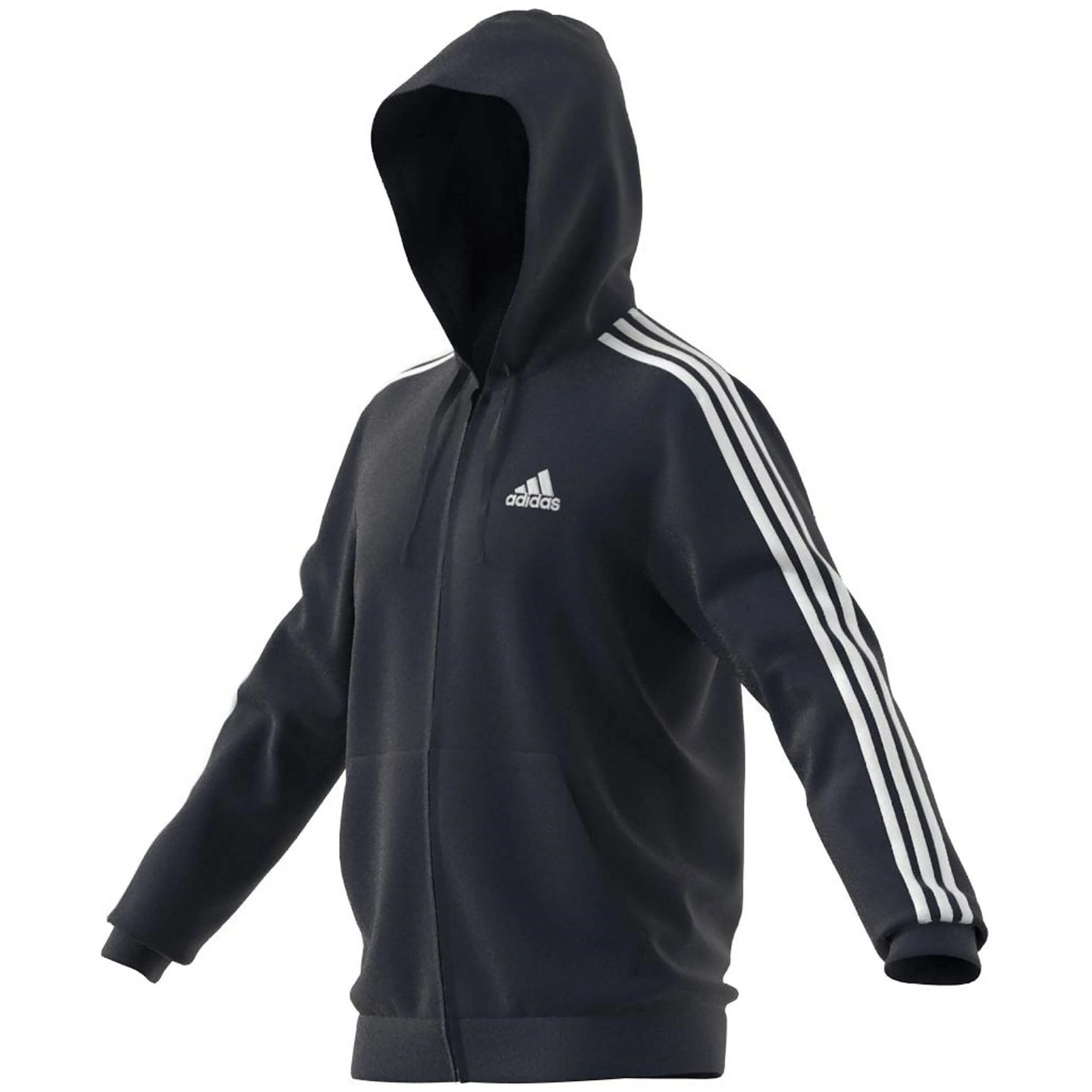 Sudadera Adidas modelo Gk9033 M 3S Ft Fz Hd en color Azul