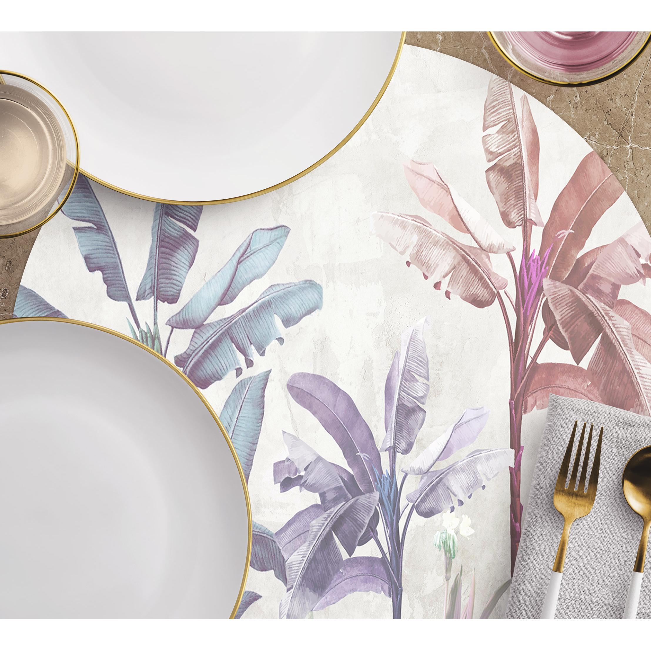 VINILIKO, set de 4 individuales Martinica 4u-[Diam] 40 cm