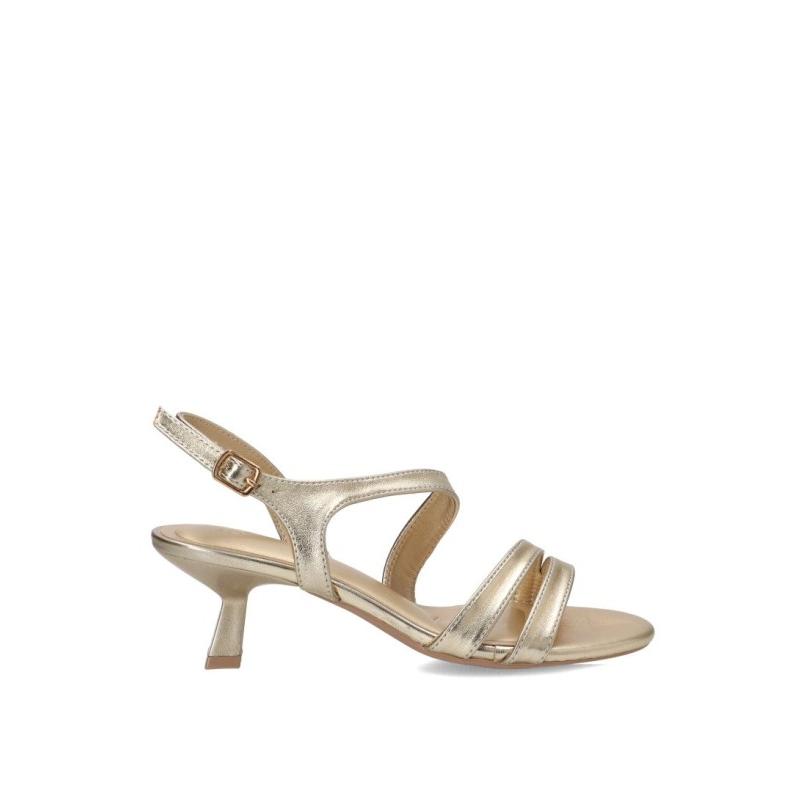 Sandalia Weekend Buonarotti - Mujer - Tacón Medio - Modelo Db-5642 - Color Oro