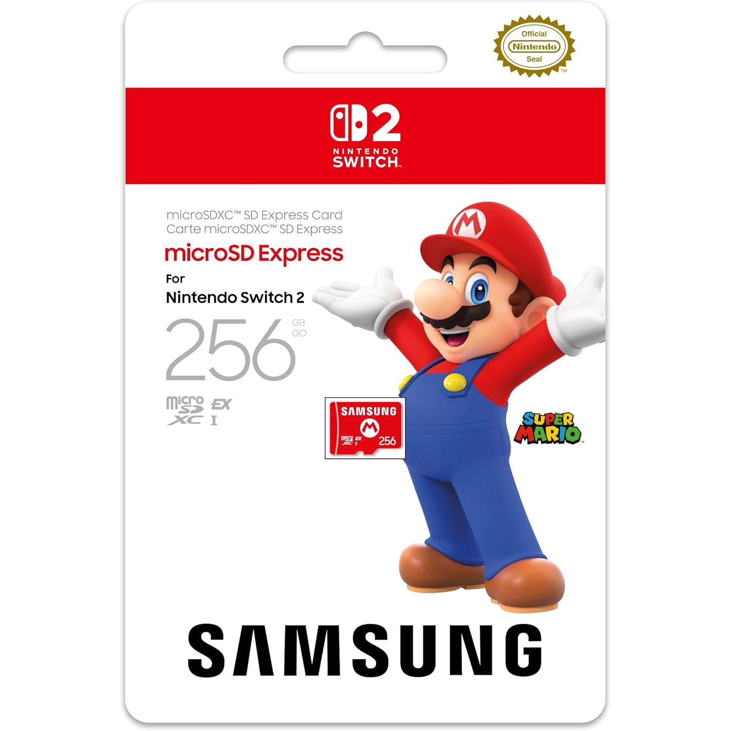 Samsung Micro SD Express Card Nintendo Switch 2 - Micro Sd 256 Gb para Nintendo Switch 2