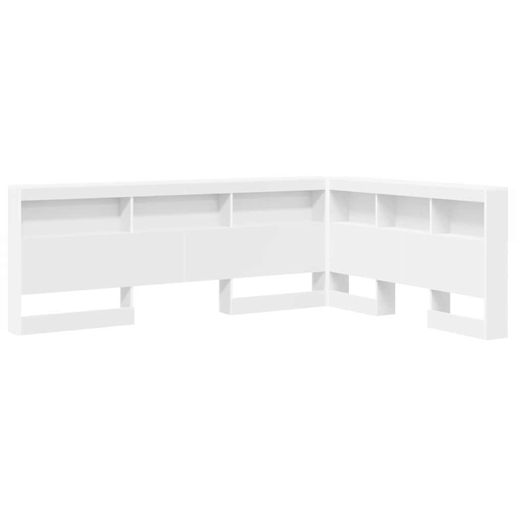 vidaXL Cabecera de almacenamiento Madera de ingeniería 207.5 x 152.5 x 76.5 cm Multicolor